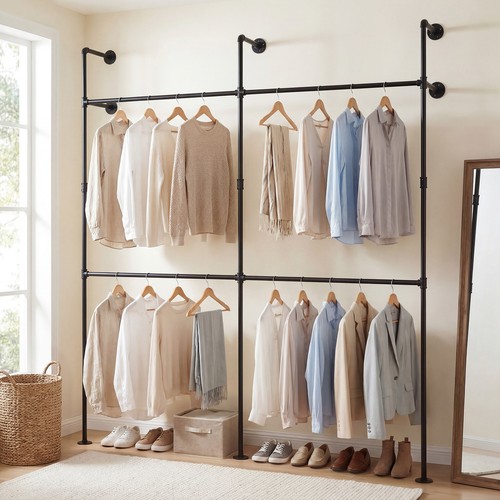 Hanging rods double tier - hanging,