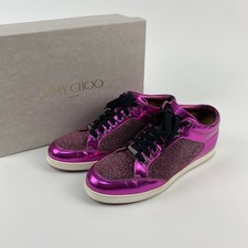 Jimmy Choo Ladies Miami Pink Trainers Sz 6 EU 39