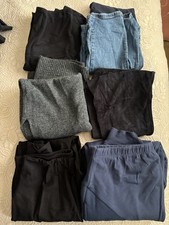 Bundle Pregnancy Bottoms 5 Trousers 1 Skirt Autumn Winter Spring Season Size 14