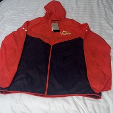 Nike Stride Men's Repel Running Jacket Windbreaker London Red - Small New)