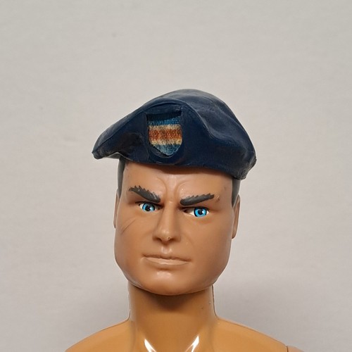 Vintage action man blue beret - vintage,