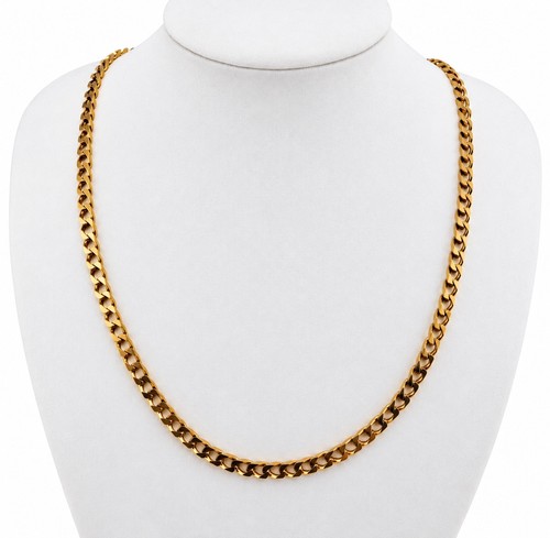 9ct gold curb - gold, w