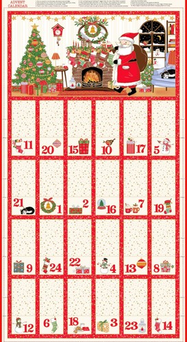 Jolly nick advent calendar - st,