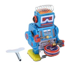 Robot Clockwork Toy Drumming