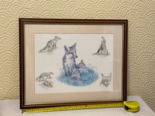 Fox and Cubs by Nigel Hemming