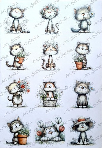 Paper for decoupage and craft - decoupage,