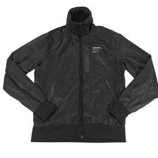 G-STAR RAW | Mens Black Camouflage Water Resistant Nylon Jacket | Size Large