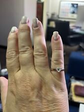 Platinum heart shaped diamond ring, GIA certified, size J.5, 0.52ct, H, VS1, 950