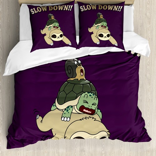 Sloth duvet cover funny - sloth,
