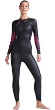 2025 2XU Womens Propel Pro Wetsuit - Black / Punk Pink