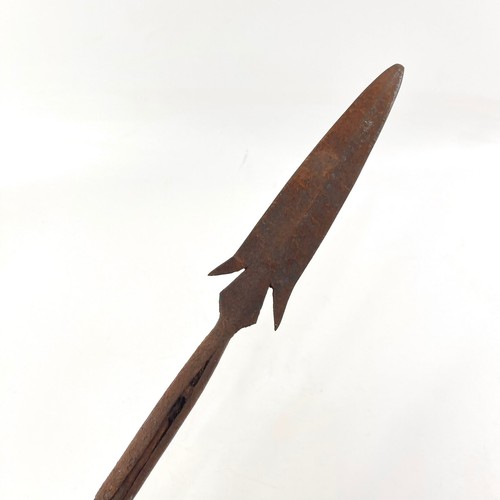 Zulu spear with - spear, carved