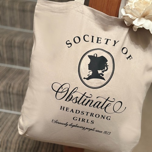 Obstinate girls society tote - obstinate,