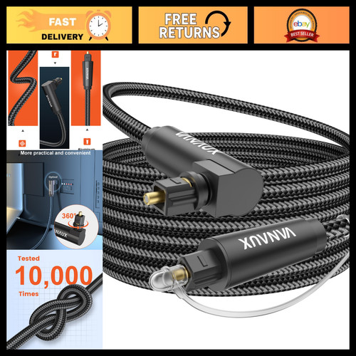 Optical audio cable - 90°,