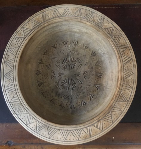 Vintage hand carved turned - vintage,