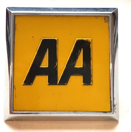 Vintage square car grille - square, aa