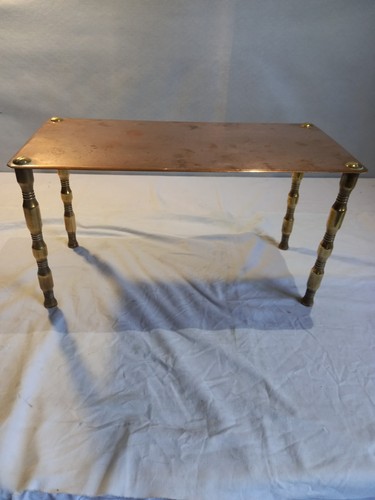 Small copper and - brass, table