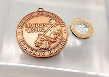 Rally Classico - Classic Rally - London - Lisboa Copper Effect Medallion 5cm