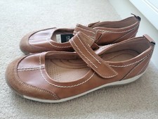 Next Brown Women's Heavenly Soles Strap Flats Size 6.5 Brand New