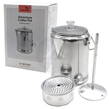 EASY CAMP COFFEE POT & PERCOLATOR KETTLE FOR TRIPOD FIRE 1.4L ADVENTURE CAMPING