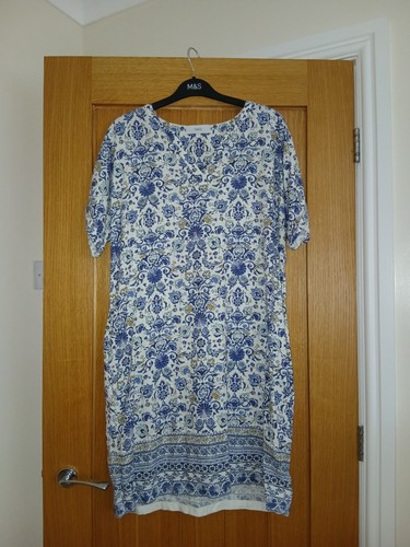 Next linen dress size 14 - ,