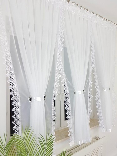 Ready hang voile curtain - to,