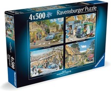 Village Life Puzzles Set of 4