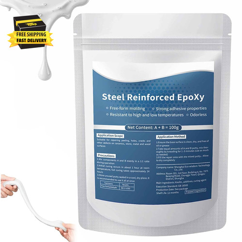 Steel reinforced epoxy putty - reinforced,