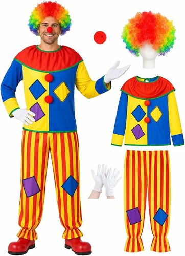 Men clown costume fancy - men's,
