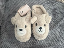 Ladies Teddy Fluffy Slippers