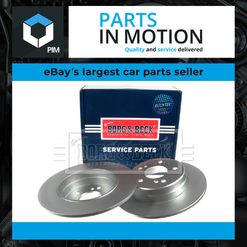 Brake discs pair solid - 2x, fits