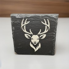 Handmade Slate Coaster Deer