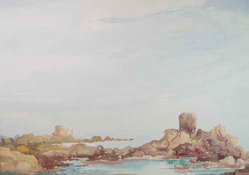 Original watercolour rocky - original, watercolour,