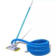 Swimming Pool Cleaning Tool Vacuum with Telescopic Pole and Hose Brush Floor