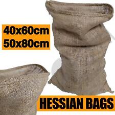 Heavy Duty Jute Hessian Sacks Bags 5kg to 50kg Potato Veg Storage Sand Wholesale