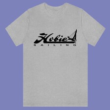 Hobie Cat Sailing Kayak Sailboats Men's Grey T-shirt Size S-5XL
