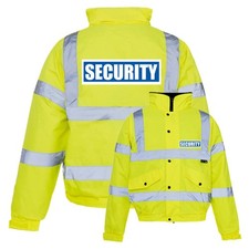 Yellow Reflective Security Hi