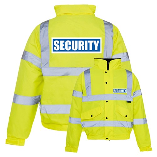 Yellow reflective security - reflective, hi