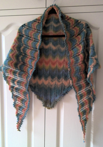 Hand knitted wool blend - knitted,