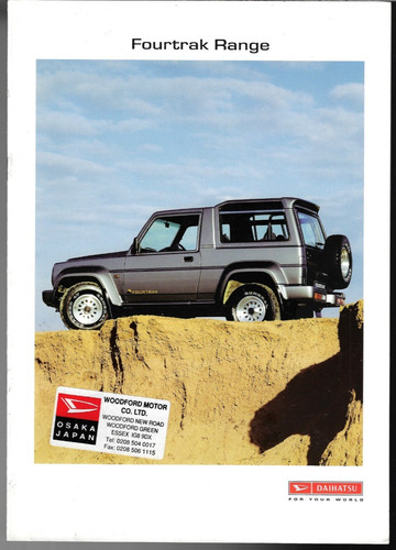 Daihatsu fourtrak independent - daihatsu,