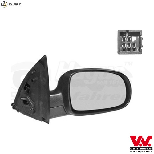 Exterior mirror 3777808 - mirror, for