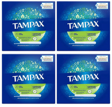 4 x 20 Tampax Tampons Super
