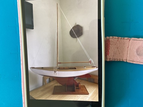 Kit built pond yacht - pond, yacht.