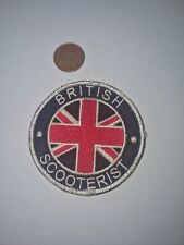 British Scooterist Sew On Patch -  Mods - Ska- Northern soul 
