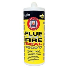 Silicate Cement Flue Seal Silicone 1500°C Fire Proof Sealant For Stoves Natural