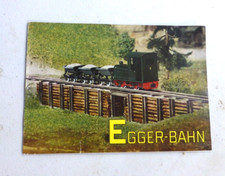 VINTAGE  PAMPHLET MODEL TRAINS EGGER BAHN  INDUSTRIAL TRAIN GERMANY 1964