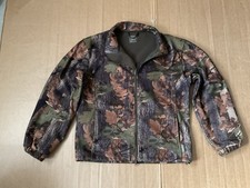 Mens Jack Pike Fishing Jacket Size Medium Khaki Green Fleece Lined