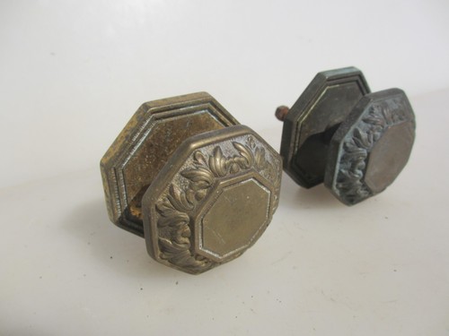 Vintage brass door - vintage, handles