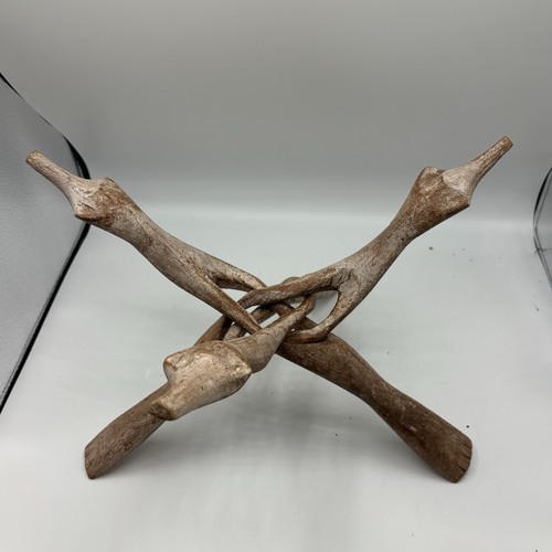 Vintage mcm hand carved wood - vintage,