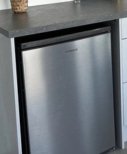 Kenwood KUR55X21 Undercounter Fridge Freezer Silver Excellent Condition