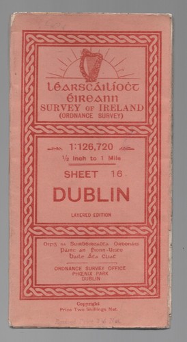 Ordnance survey dublin - of,